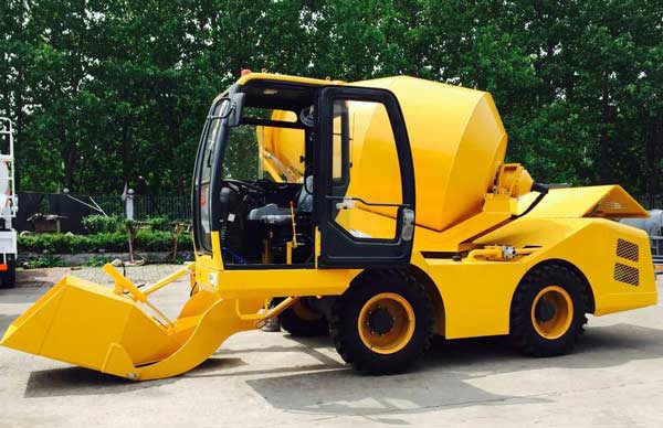 Self-Loading Concrete Mixer With High Quaity