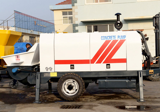 Portable Concrete Trailer Pump