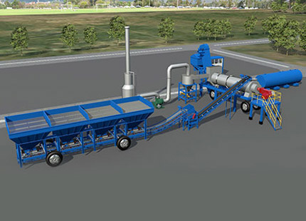 mobile asphalt plant