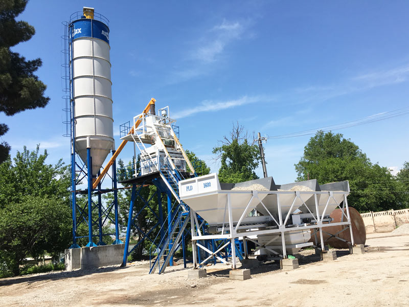 AJ-50 stationary concrete-batching plant