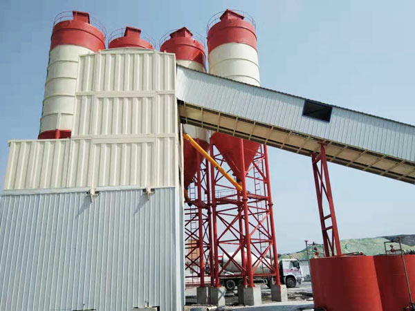 AJ-180 container concrete batching plant