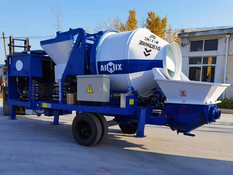 Concrete Mixing and Pumping Machine