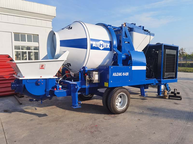 Diesel Concrete Mixer and Pump