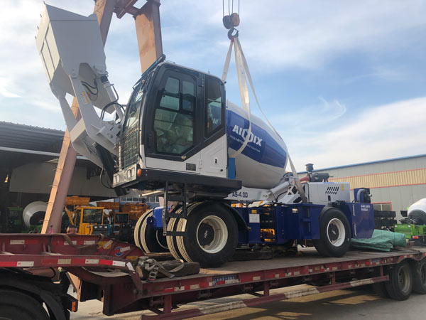 Exporting AS-4.0 Self Loading Mixer to Nigeria