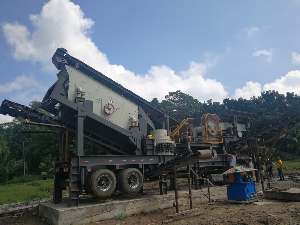 mobile crusher plant 50ton