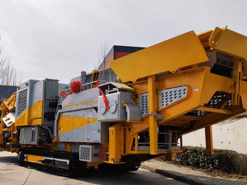 Mobile Rock Crusher Machine