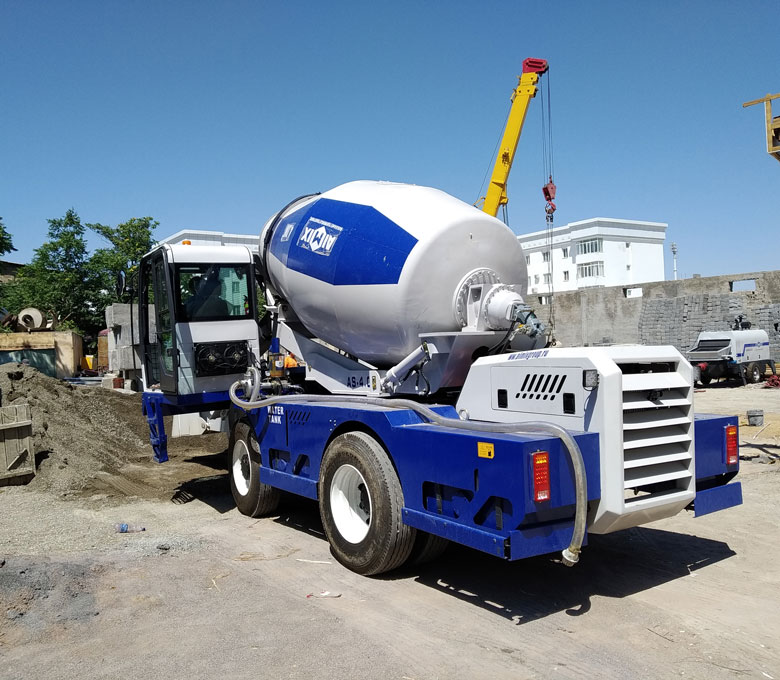 AS-3.5 Self-Loading Rough Terrain Concrete Mixer