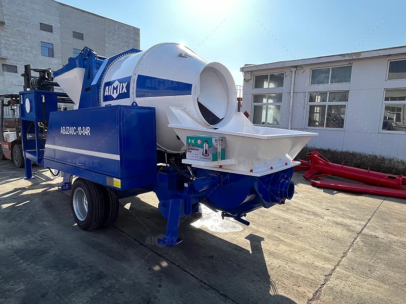 Concrete Mixer with Pump