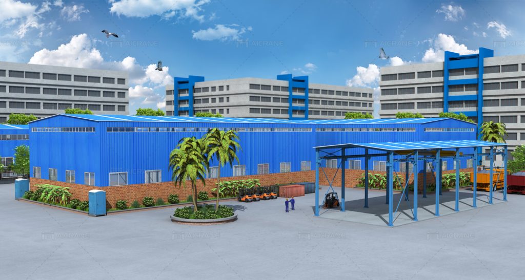 Steel Structure Workshops with Different Size