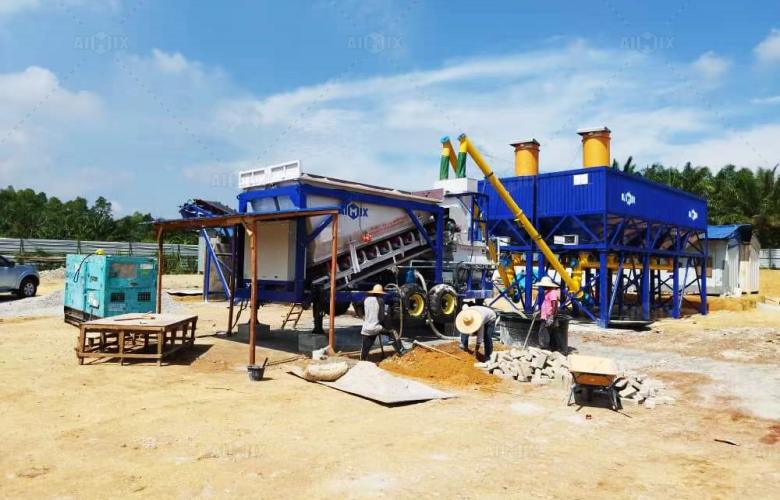 AJSY series portable concrete plant