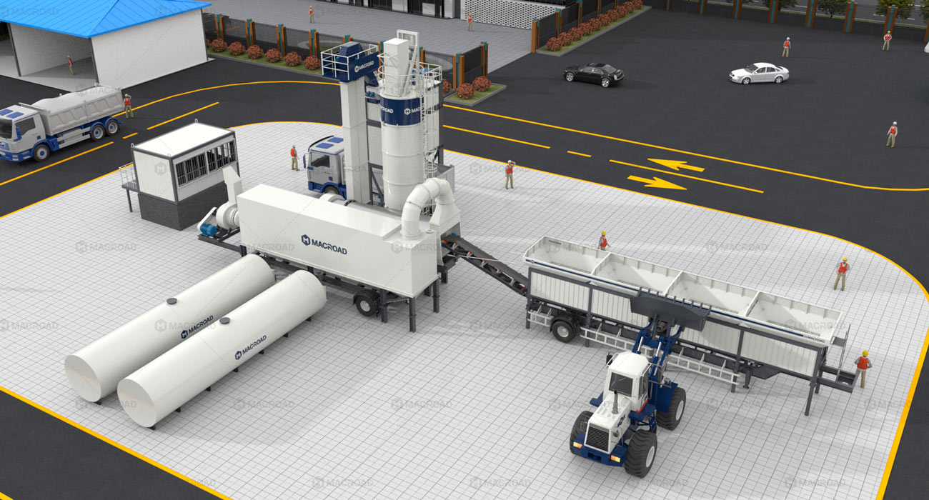 mobile asphalt mixing plants for sale in Macroad